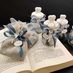 Barattolo in Vetro con Tappo a Cuore in Ceramica
