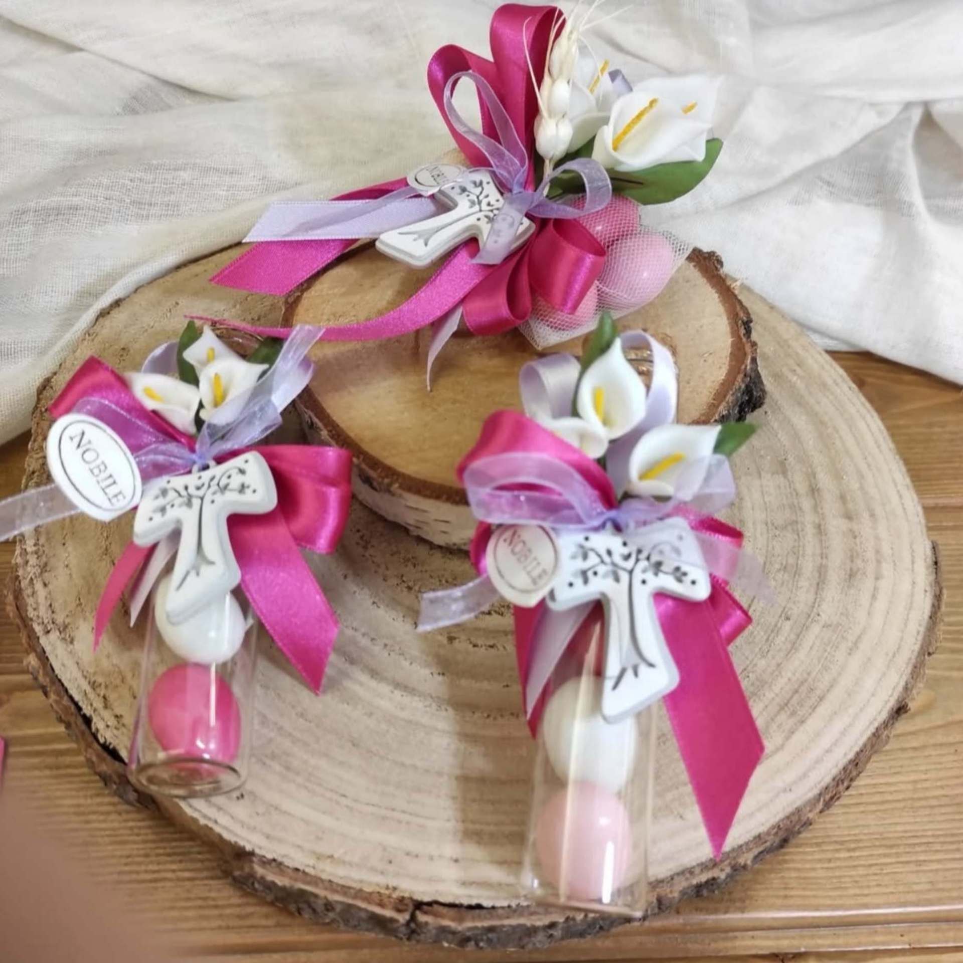 Fiala porta-confetti  Tao e Albero della Vita