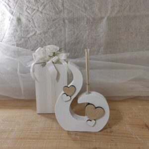 Profumatore con Cuori in Legno