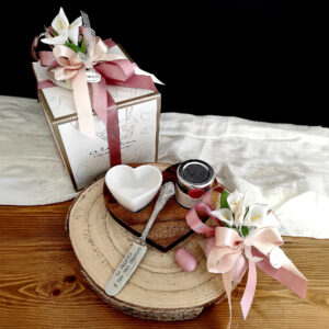 SET Marmellata, Ciottola Cuore e Vassoio Cuore - Eleganza e Dolcezza per Ogni Occasione